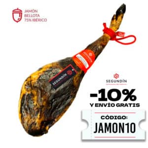 Jamón de Bellota Ibérico 75% raza Ibérica Segundín