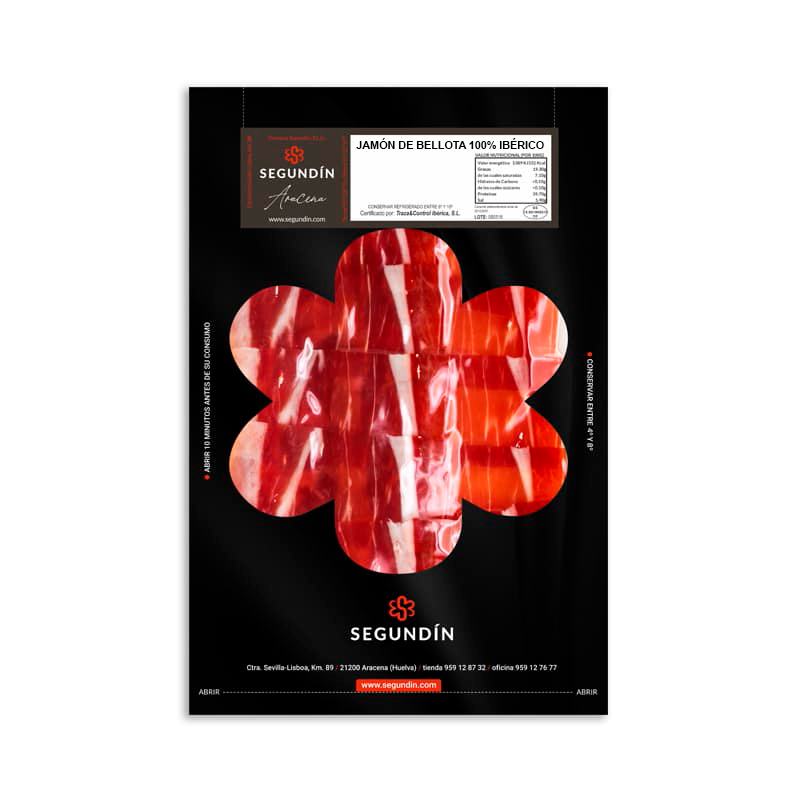 Loncheado Jamón de Bellota 100% Ibérico Segundín - Imagen 2