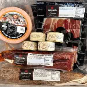 pack gourmet 1 segundin enlatados, embutidos y queso